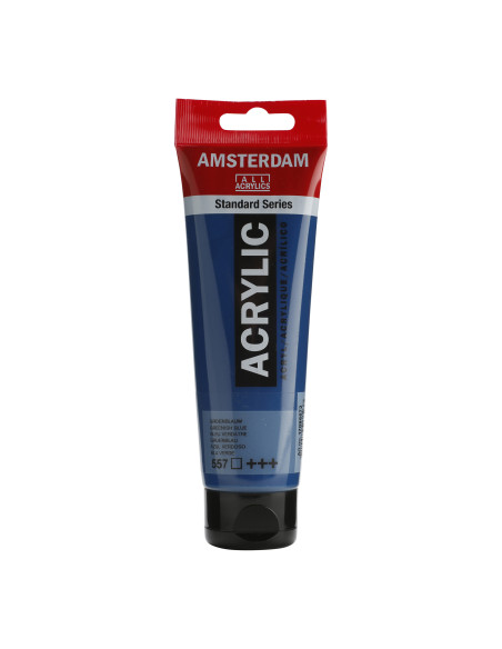 ▷ PINTURA ACRÍLICA AMSTERDAM TUBO 120ML AZUL VERDE | Taine - Imagen 1