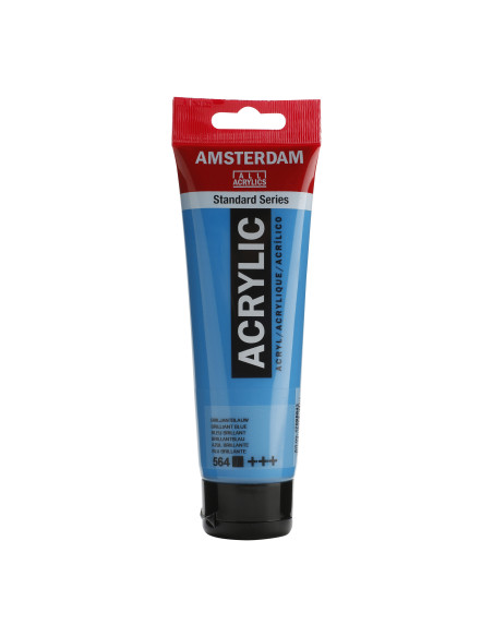 ▷ PINTURA ACRÍLICA AMSTERDAM TUBO 120ML AZUL BRILL | Taine - Imagen 1