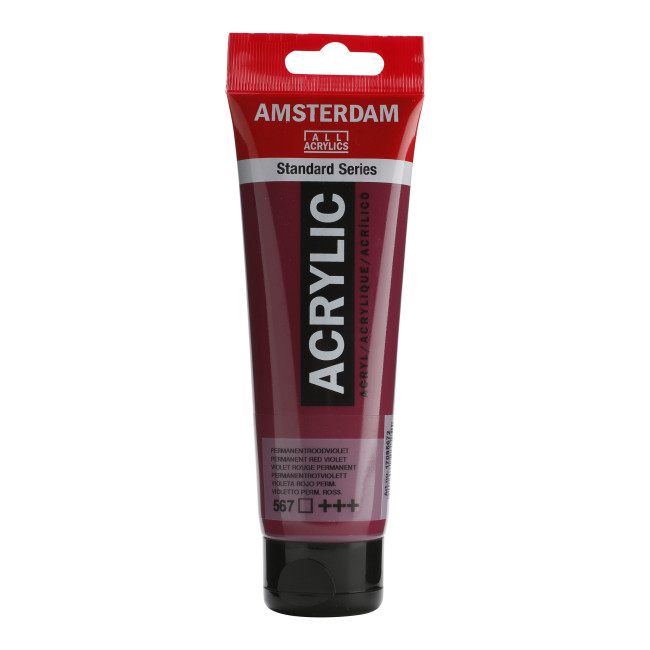 ▷ PINTURA ACRÍLICA AMSTERDAM TUBO 120ML VIOL.ROJO PERM | Taine - Imagen 1