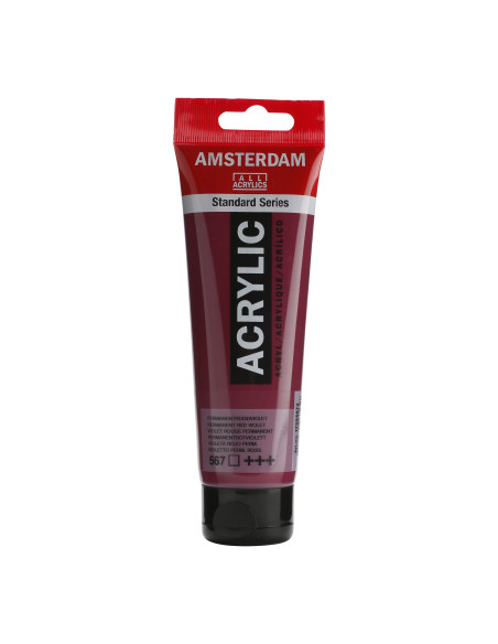 ▷ PINTURA ACRÍLICA AMSTERDAM TUBO 120ML VIOL.ROJO PERM | Taine - Imagen 1