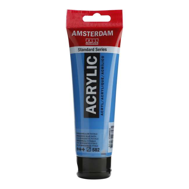 ▷ PINTURA ACRÍLICA AMSTERDAM TUBO 120ML AZUL MANGAN | Taine - Imagen 1
