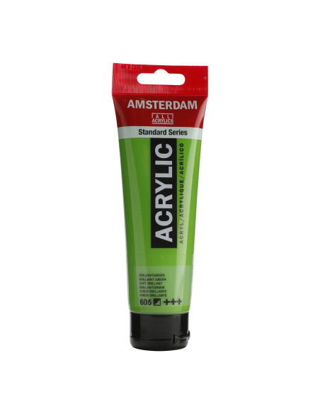 ▷ PINTURA ACRÍLICA AMSTERDAM TUBO 120ML VERDE BRILL | Taine - Imagen 1