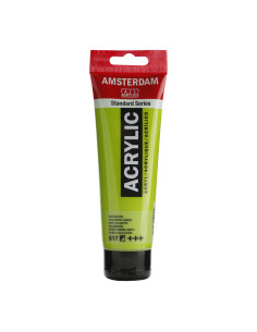 ▷ PINTURA ACRÍLICA AMSTERDAM TUBO 120ML VERDE AMARIL. | Taine - Imagen 1