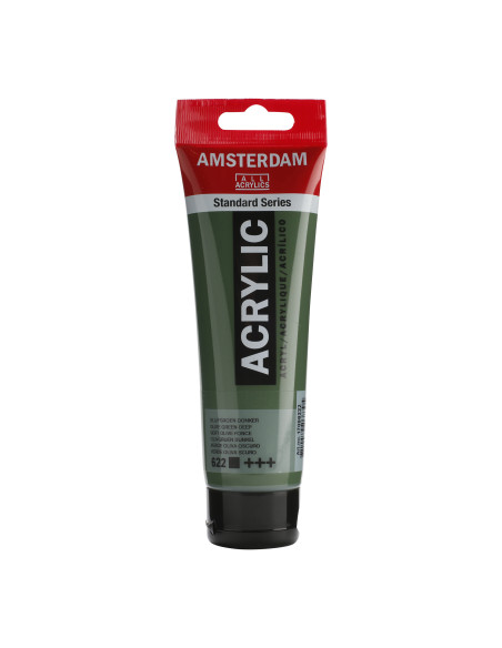 ▷ PINTURA ACRÍLICA AMSTERDAM TUBO 120ML VERDE OLIVA OS | Taine - Imagen 1