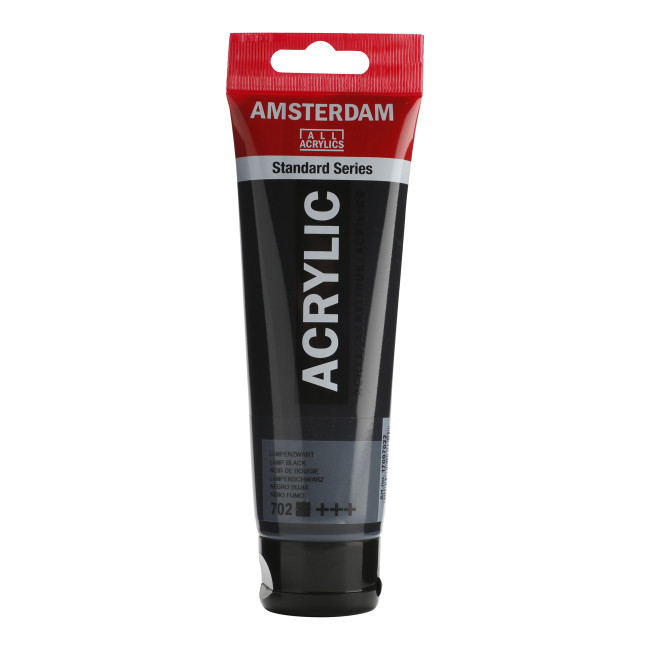 ▷ PINTURA ACRÍLICA AMSTERDAM TUBO 120MLNEGRO BUJIA | Taine - Imagen 1