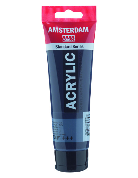 ▷ PINTURA ACRÍLICA AMSTERDAM TUBO 120ML GRIS PAYNE | Taine - Imagen 1