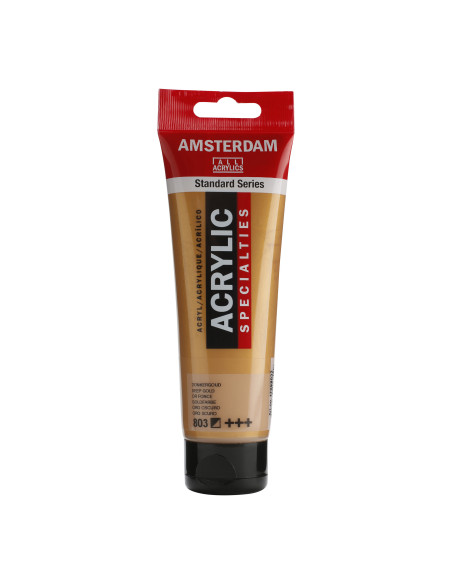 ▷ PINTURA ACRÍLICA AMSTERDAM TUBO 120ML ORO OSCURO | Taine - Imagen 1