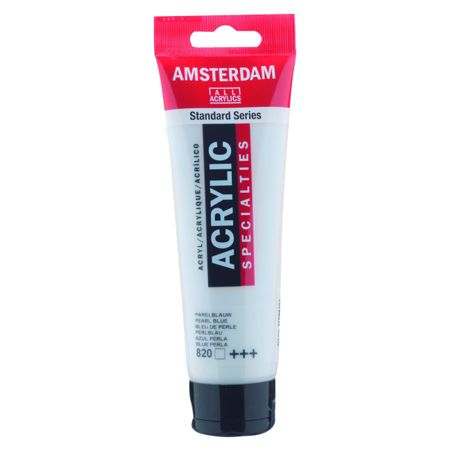 ▷ PINTURA ACRÍLICA AMSTERDAM TUBO 120ML AZUL PERLA | Taine - Imagen 1