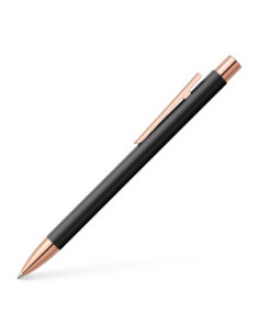 ▷ BOLÍGRAFO NEO SLIM NEGRO MATE ORO ROSÉ FABER-CASTELL | Taine - Imagen 1