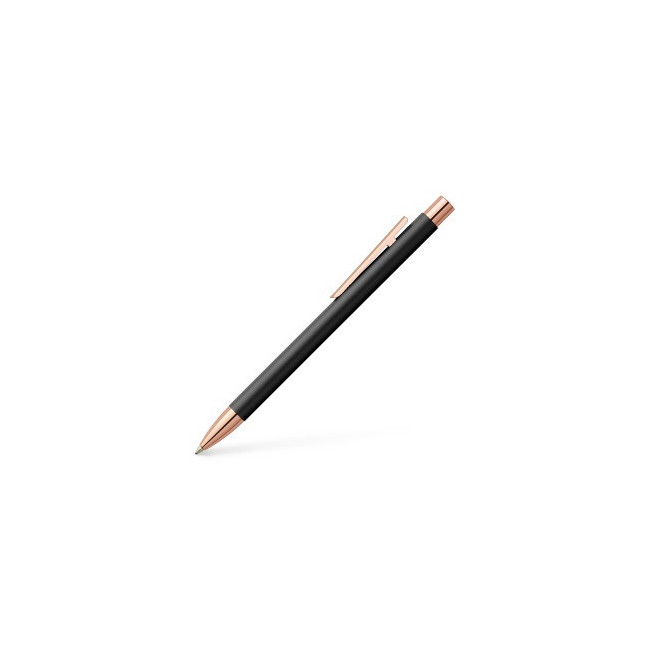 ▷ BOLÍGRAFO NEO SLIM NEGRO MATE ORO ROSÉ FABER-CASTELL | Taine - Imagen 1