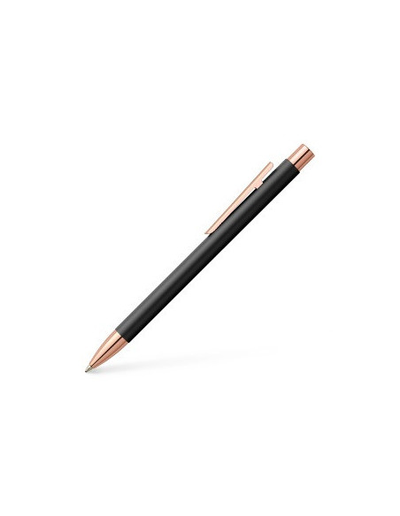 ▷ BOLÍGRAFO NEO SLIM NEGRO MATE ORO ROSÉ FABER-CASTELL | Taine - Imagen 1