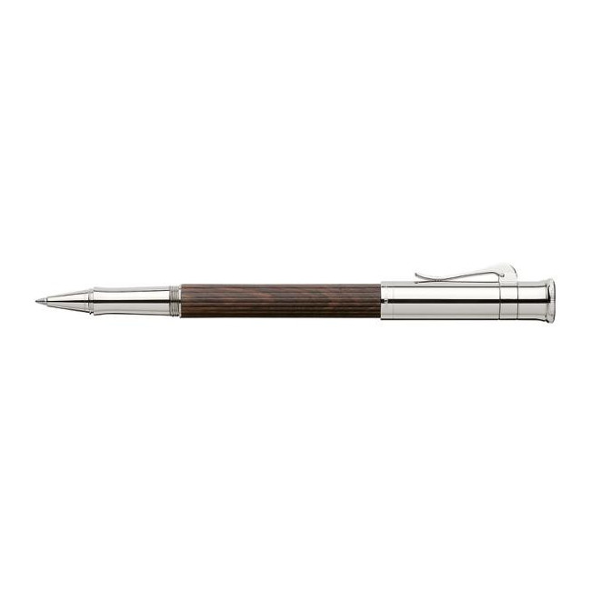 ▷ ROLLER GRENADILLA ACABADO EN PLATINO G.V.FABER-CASTELL | Taine - Imagen 1