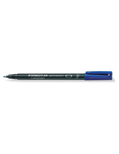 ▷ ROTULADOR STAEDTLER LUMOCOLOR AZUL F 0,6MM PERMANENTE | Taine - Imagen 1