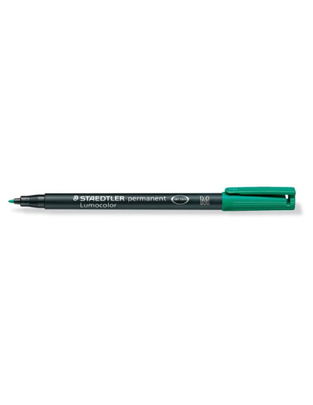▷ ROTULADOR STAEDTLER LUMOCOLOR M 1MM VERDE PERMANENTE | Taine - Imagen 1