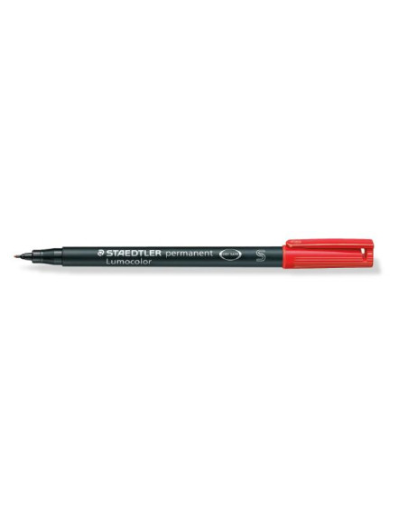 ▷ ROTULADOR STAEDTLER LUMOCOLOR S 0,4MM ROJO PERMANENTE 313 | Taine - Imagen 1