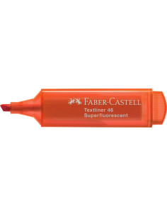 ▷ ROTULADOR FABER CASTELL NARANJA FLUOR TEXTLINER 46 | Taine - Imagen 1