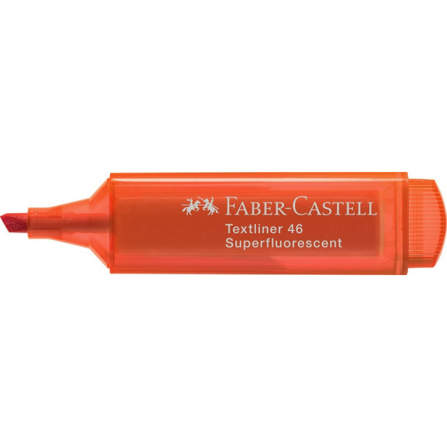 ▷ ROTULADOR FABER CASTELL NARANJA FLUOR TEXTLINER 46 | Taine - Imagen 1