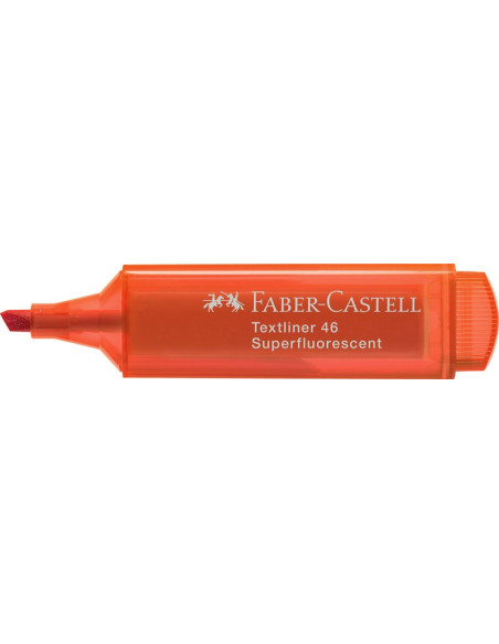 ▷ ROTULADOR FABER CASTELL NARANJA FLUOR TEXTLINER 46 | Taine - Imagen 1