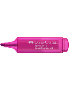 ▷ ROTULADOR FABER CASTELL ROSA FLUOR TEXTLINER 46 | Taine - Imagen 1