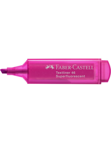 ▷ ROTULADOR FABER CASTELL ROSA FLUOR TEXTLINER 46 | Taine - Imagen 1