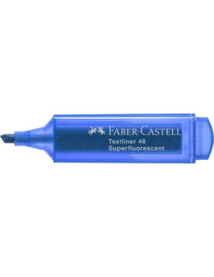 ▷ ROTULADOR FABER CASTELL AZUL FLUOR TEXTLINER 46 | Taine - Imagen 1