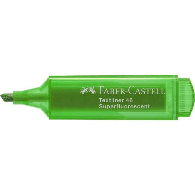 ▷ ROTULADOR FABER CASTELL VERDE FLUOR TEXTLINER 46 | Taine - Imagen 1