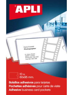 ▷ BOLSILLOS APLI ADHESIVOS PORTADOCUMENTOS | Taine - Imagen 2