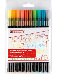 ▷ ROTULADORES EDDING 10 UDS 1340 LETTERING | Taine - Imagen 1