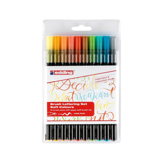 ▷ ROTULADORES EDDING 10 UDS 1340 LETTERING | Taine - Imagen 1
