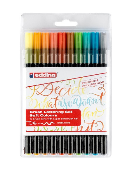 ▷ ROTULADORES EDDING 10 UDS 1340 LETTERING | Taine - Imagen 1