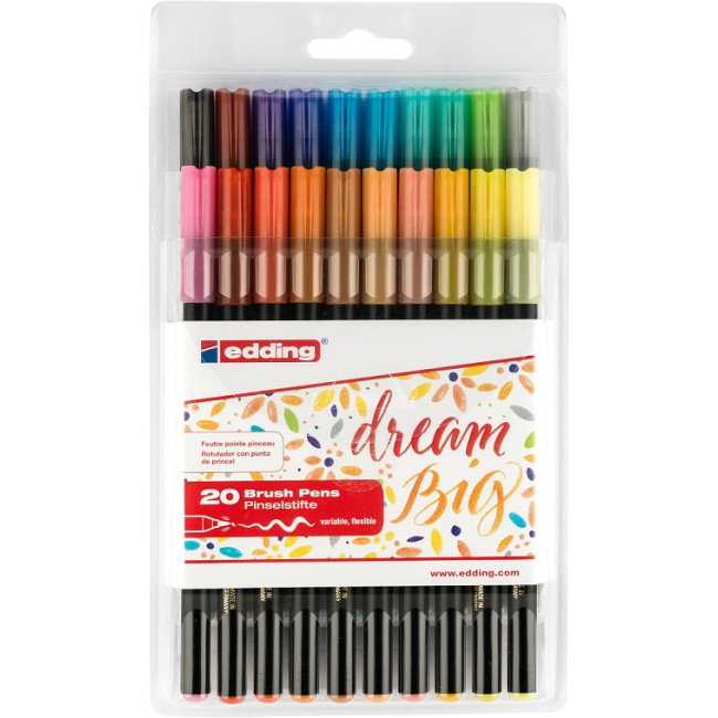 ▷ ROTULADORES EDDING 20 UDS 1340 LETTERING | Taine - Imagen 1