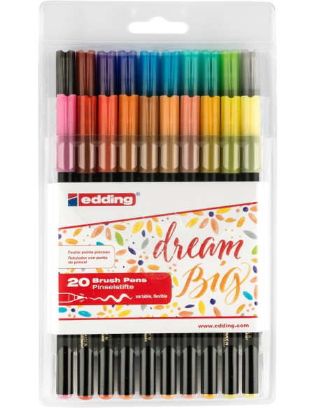 ▷ ROTULADORES EDDING 20 UDS 1340 LETTERING | Taine - Imagen 1