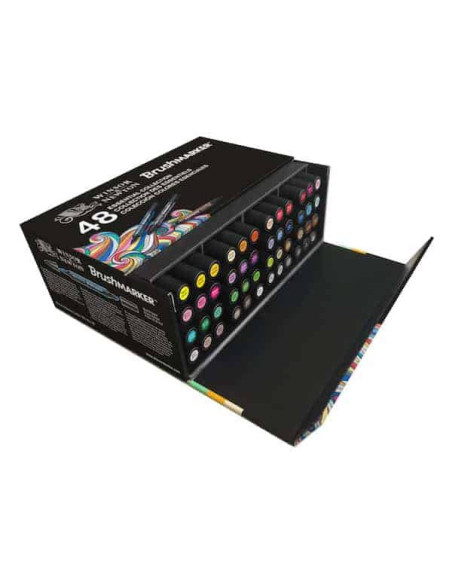 ▷ ROTULADORES BRUSHMARKER 48 UDS ESENCIALES | Taine - Imagen 1