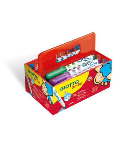 ▷ ROTULADORES GIOTTO 36 UDS COLORES SCHOOLPACK.BE-BE | Taine - Imagen 1