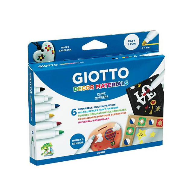 ▷ ROTULADORES GIOTTO DECOR MATERIALS | Taine - Imagen 1