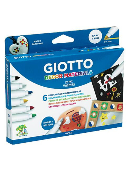 ▷ ROTULADORES GIOTTO DECOR MATERIALS | Taine - Imagen 1