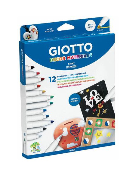 ▷ ROTULADORES GIOTTO DECOR MATERIALS | Taine - Imagen 12