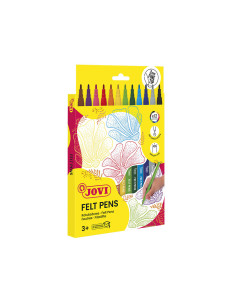 ▷ ROTULADORES JOVI 12 UDS COLORES TRAZO FINO | Taine - Imagen 1