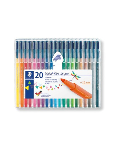 ▷ ROTULADORES STAEDTLER 20 UDS TRIPLUS COLOR 323 | Taine - Imagen 1