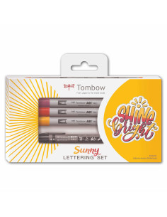 ▷ ROTULADORES TOMBO 6 UDS LETTERING ABT PRO | Taine - Imagen 1