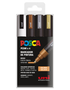 ▷ ROTULADORES POSCA 4 UDS PC5M GALAXIA | Taine - Imagen 1