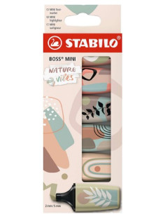▷ ROTULADORES STABILO 5 UDS FLUOR BOSS MINI NATUREVIBES | Taine - Imagen 1
