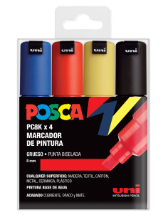 ▷ ROTULADORES POSCA 4 UDS PC8K BASIK SET | Taine - Imagen 1