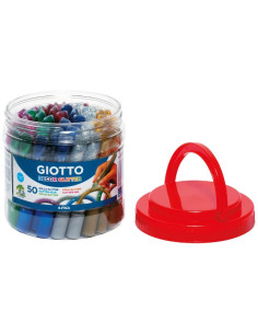 ▷ PEGAMENTO GIOTTO GLITTER BOTE 50 TUBOS 0,5ML COLORES METALIZADOS FILA | Taine - Imagen 1