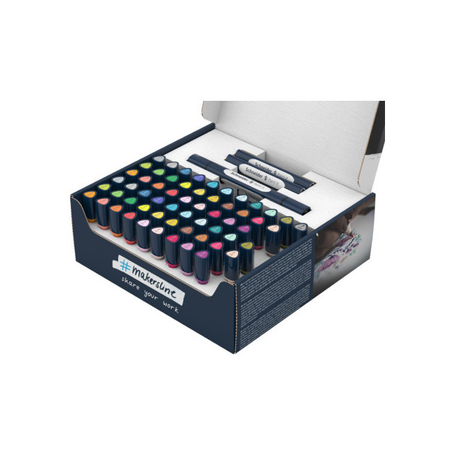 ▷ ROTULADORES SCHNEIDER 72 UDS TWINMARKER PAINT | Taine - Imagen 1
