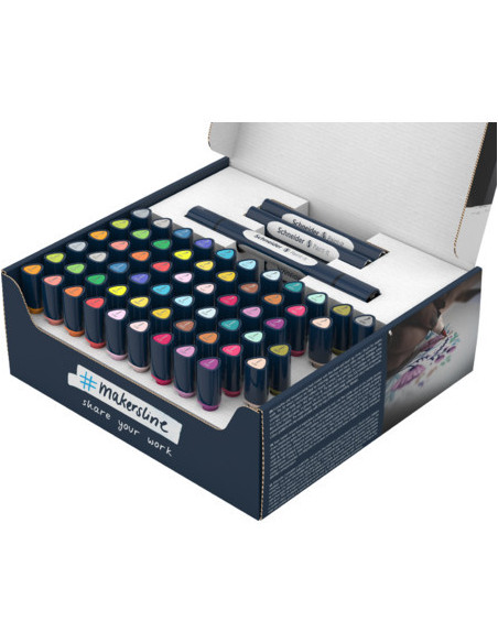 ▷ ROTULADORES SCHNEIDER 72 UDS TWINMARKER PAINT | Taine - Imagen 1