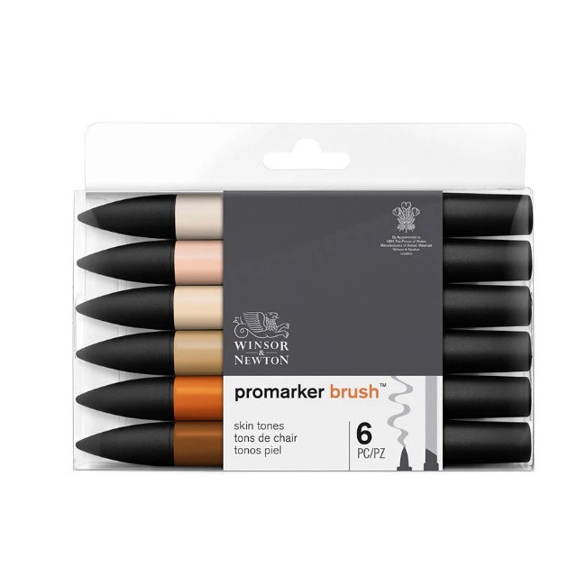 ▷ ROTULADORES BRUSHMARKER 5 UDS TONOS PIEL | Taine - Imagen 1