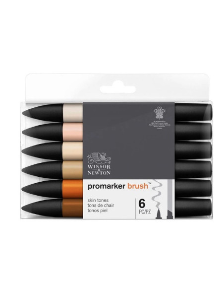 ▷ ROTULADORES BRUSHMARKER 5 UDS TONOS PIEL | Taine - Imagen 1