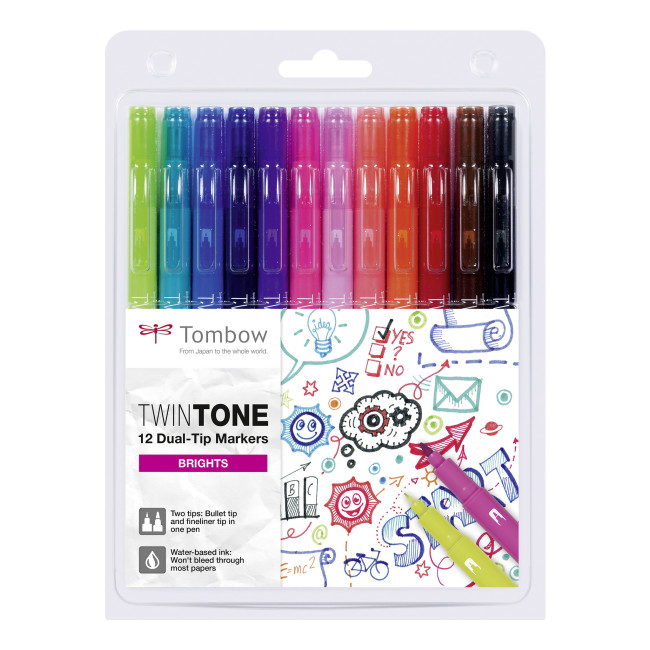 ▷ ROTULADORES TOMBO 2 UDS RAINBOW | Taine - Imagen 1