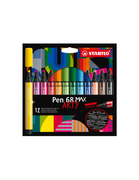 ▷ ROTULADORES ESTABILO 6 UDS POINT 68 ACUARELABLES MAX ARTY | Taine - Imagen 1